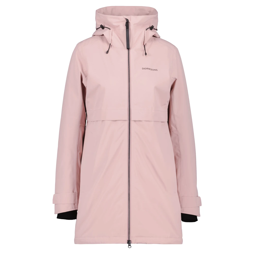 Didriksons Feminine Parka voor dagelijks gebruik Pink Dames