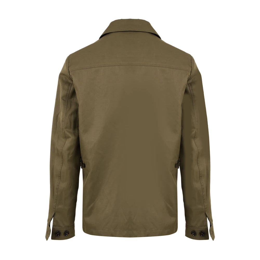 Moorer Militaire Stijl Groene Jas Green Heren