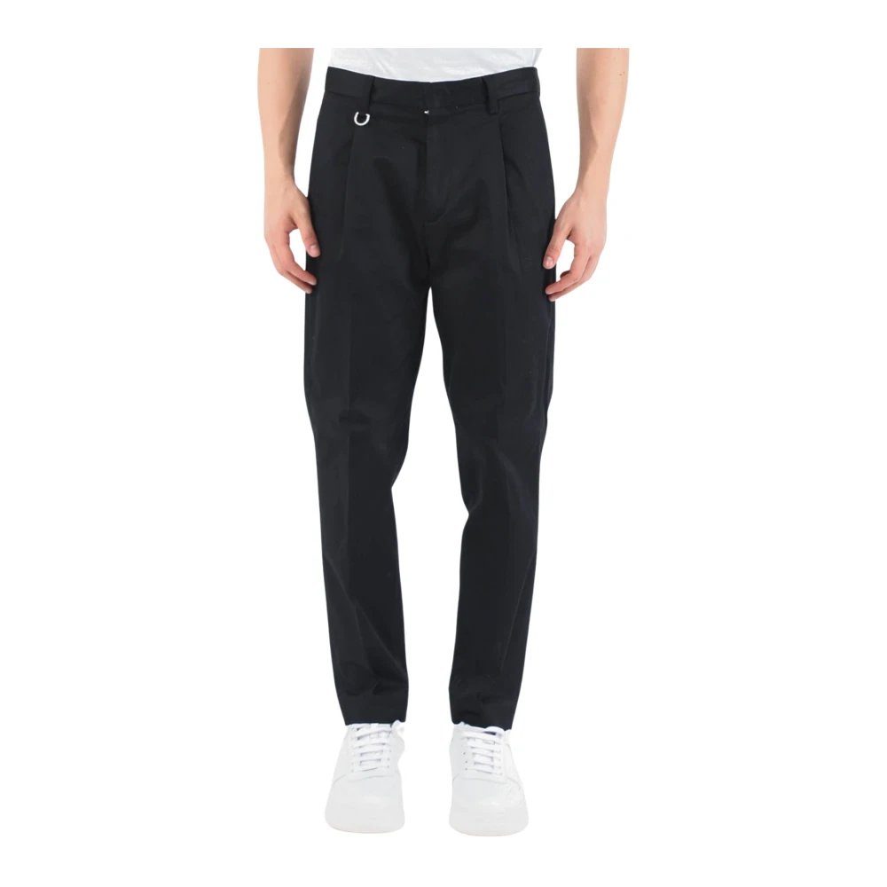 Paolo Pecora Slim-fit Trousers Black Heren