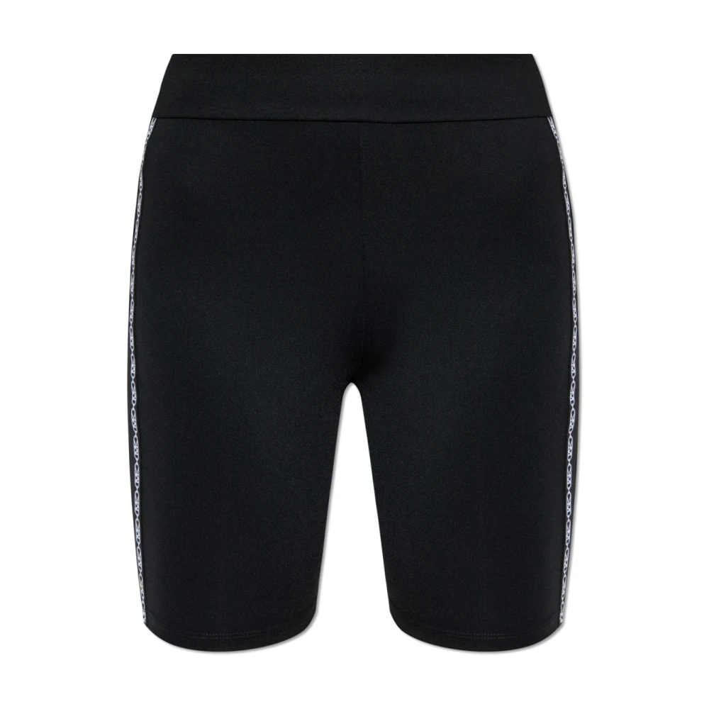 Michael Kors Short Leggings met Logo Black Dames