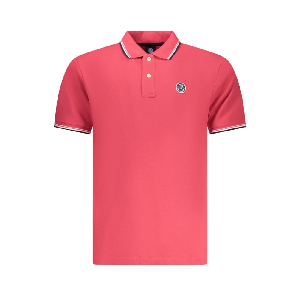 North Sails Mannelijk Rood Tops Heren, Xl, Cotton Polo