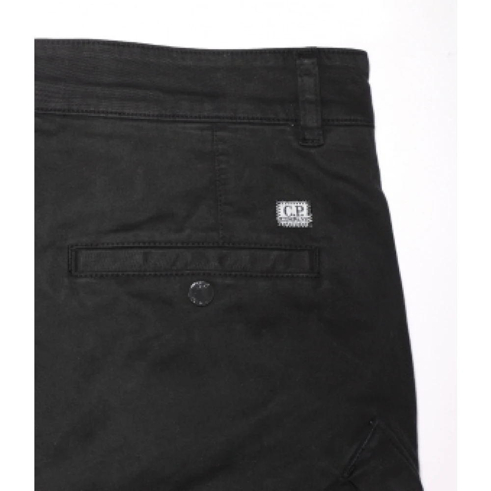 C.P. Company Zwarte Lenszak Cargo Broek Black Heren