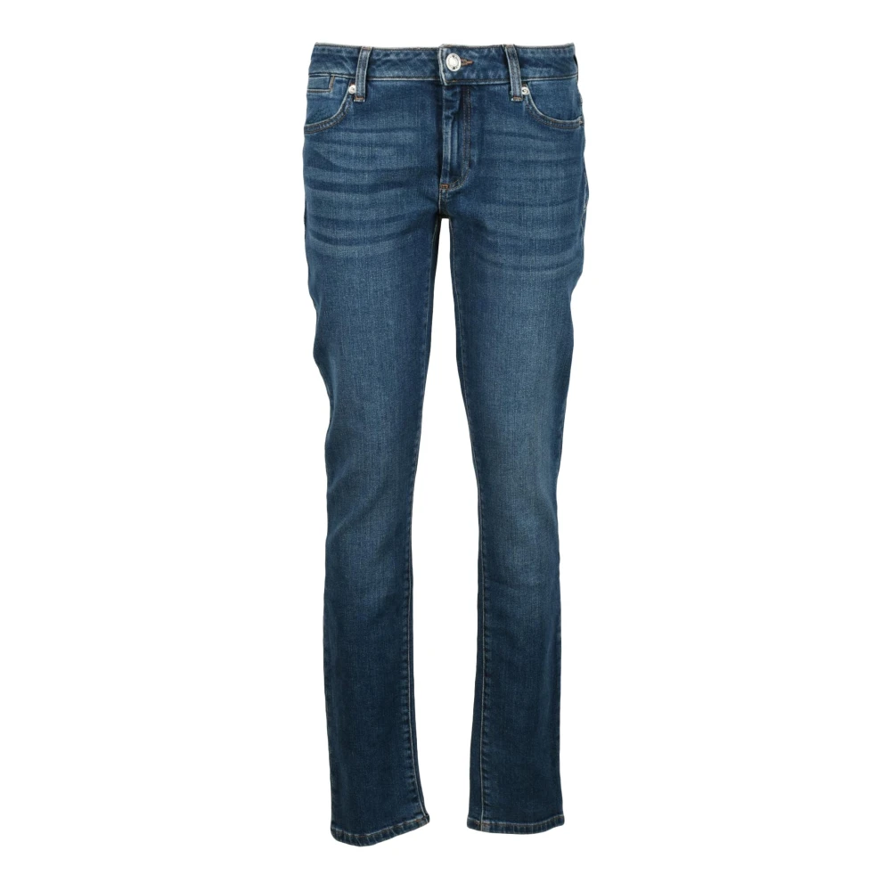 SPORTMAX Katoen Elastaan Jeans Blue Dames