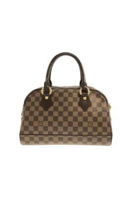 Pre-owned Damier Duomo Coated Canvas Handbag