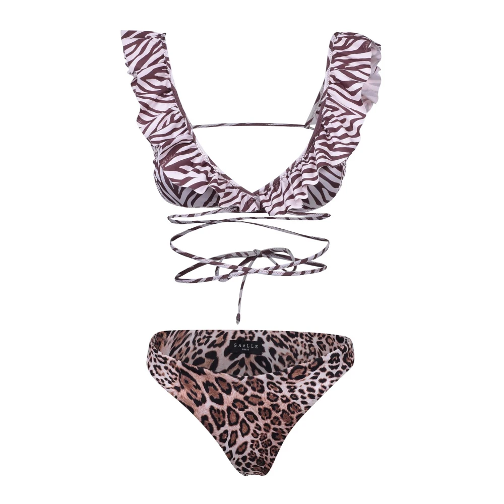 Brun/Beige Bikini - Gaelle Collection