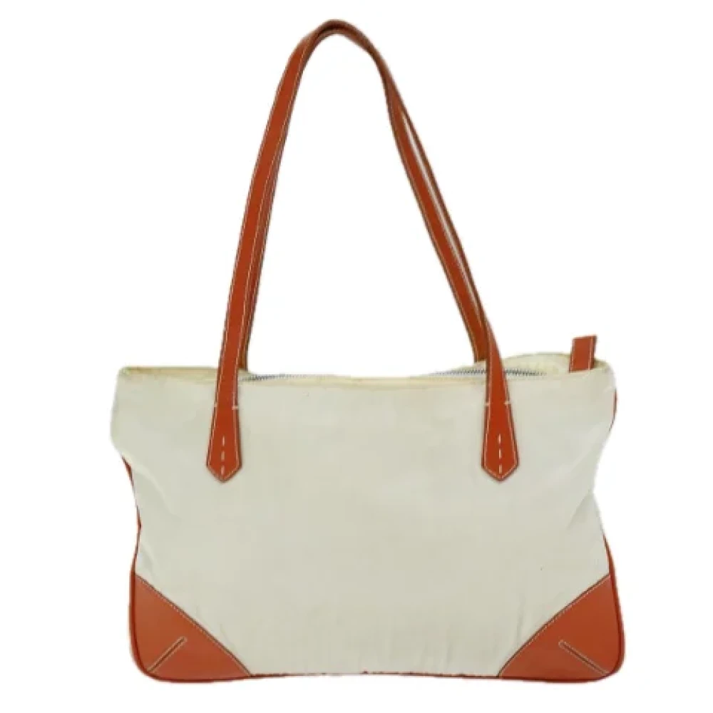Prada Vintage Pre-owned Nylon totes Beige Dames