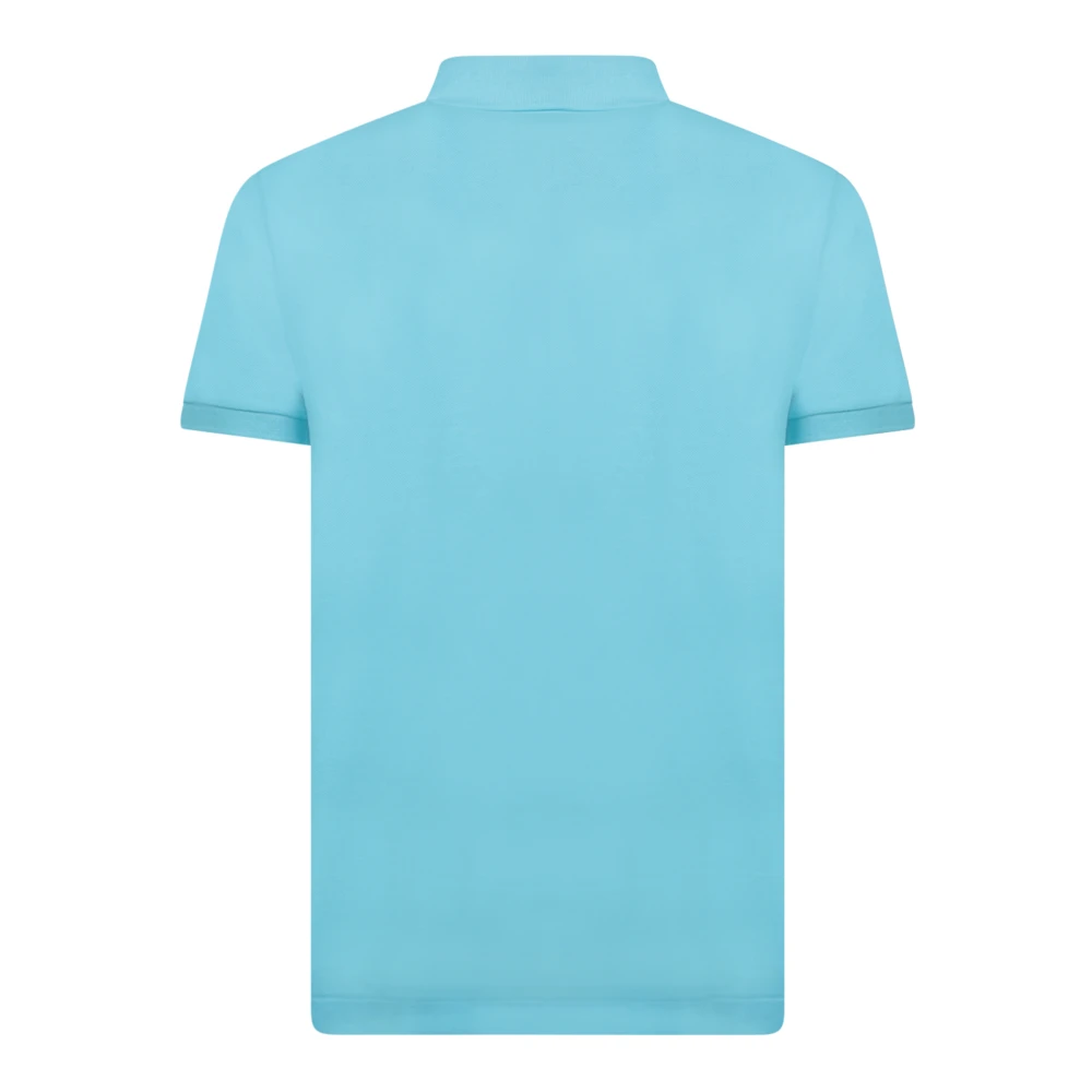Polo Ralph Lauren Hemelsblauw Piquet Poloshirt Blue Heren