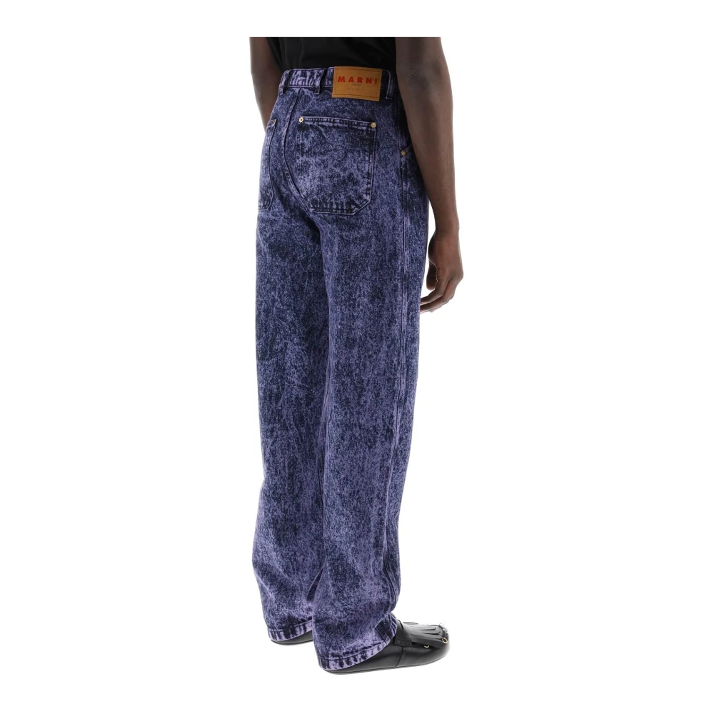 Marni Jeans Purple Heren