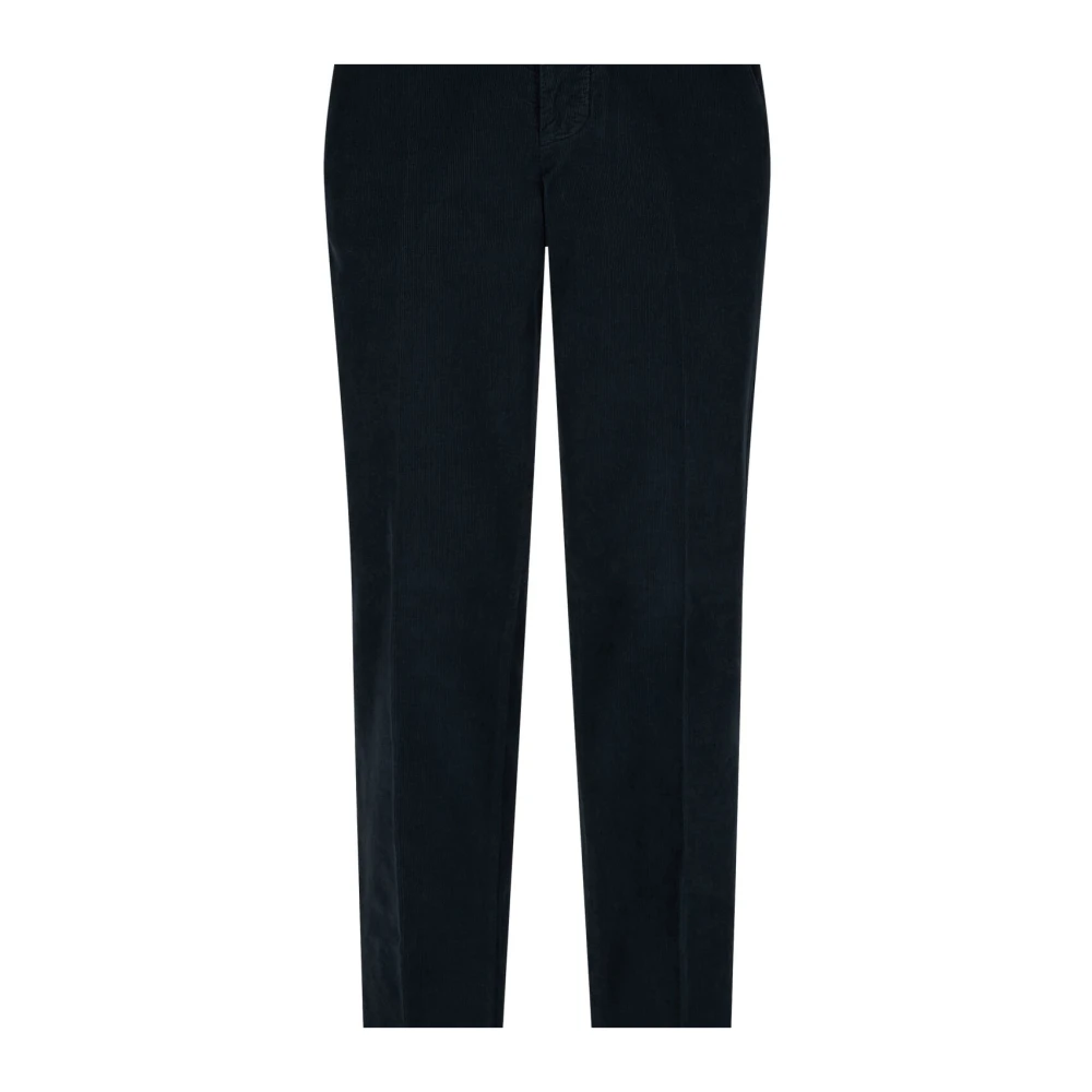 Boglioli Gekleurd Corduroy Losse Broek Blue Heren