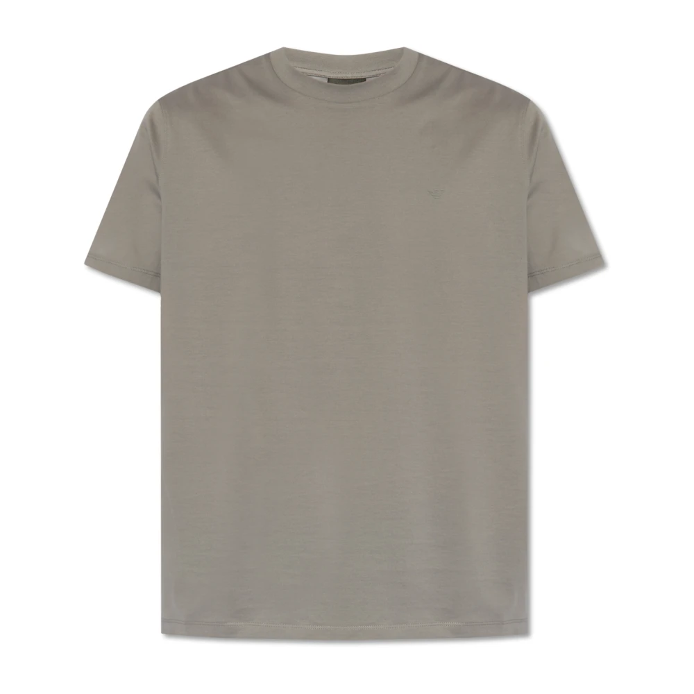 Emporio Armani T-shirt met logo Gray Heren