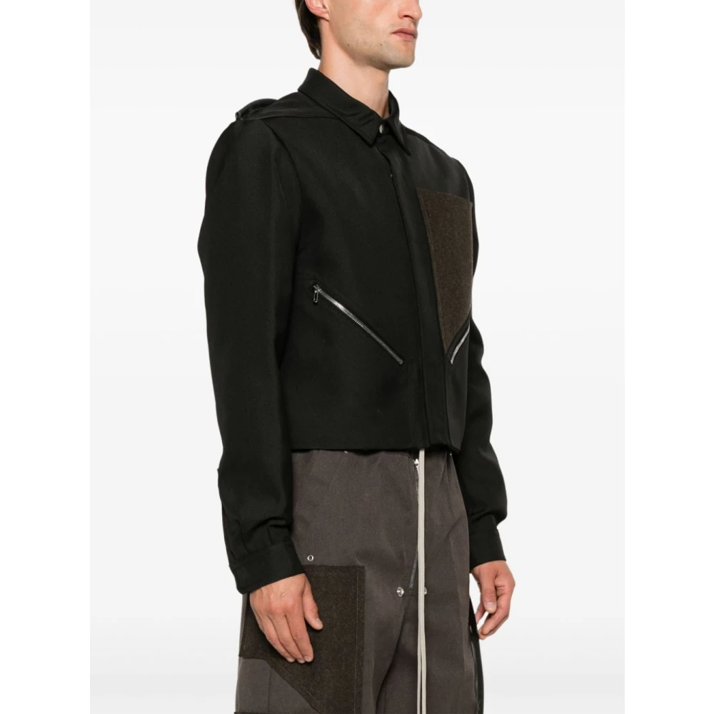 Rick Owens Tour Alice 090409 Lichtgewicht Jas Black Heren