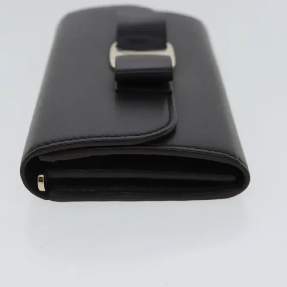 Salvatore Ferragamo Pre-owned Leather wallets Black Dames