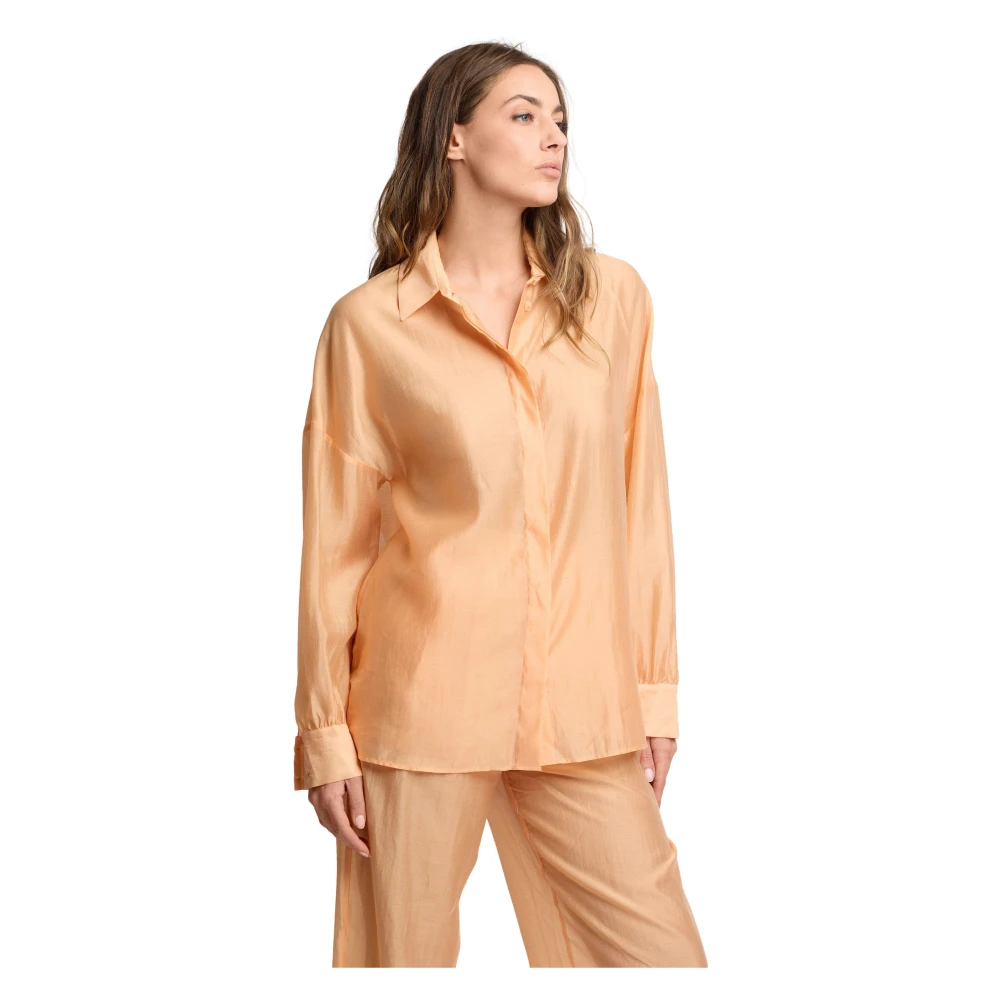 Kocca Orange All Occasion Long Sleeved Blouse - Female - Shirts - Xs - Blouses & Shirts