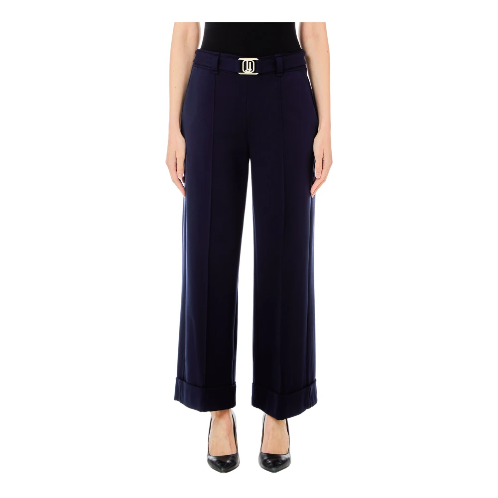Liu Jo Cropped Broek Blue Dames