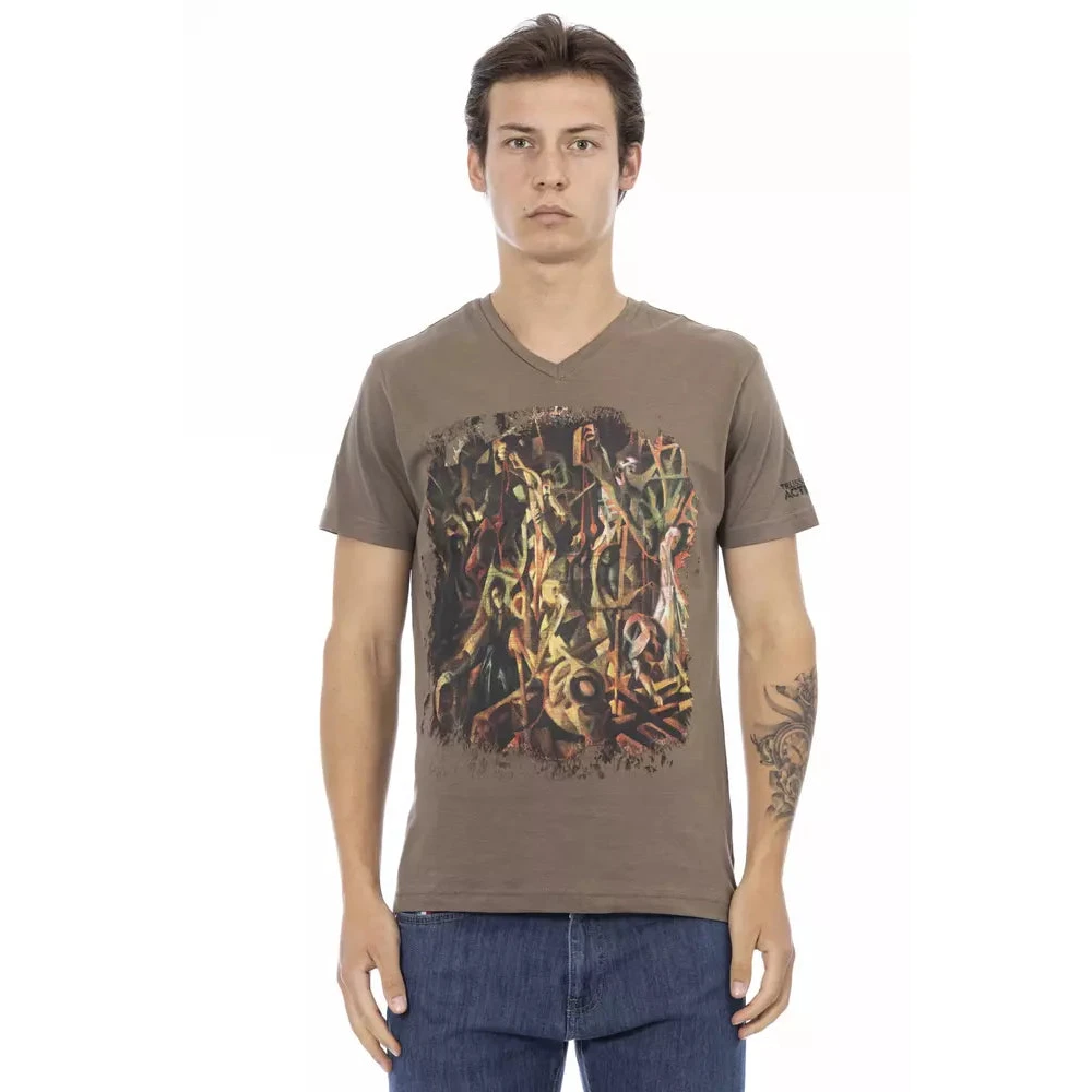 Trussardi Uomo Marrone - Action T-Shirt - Tops - Xl