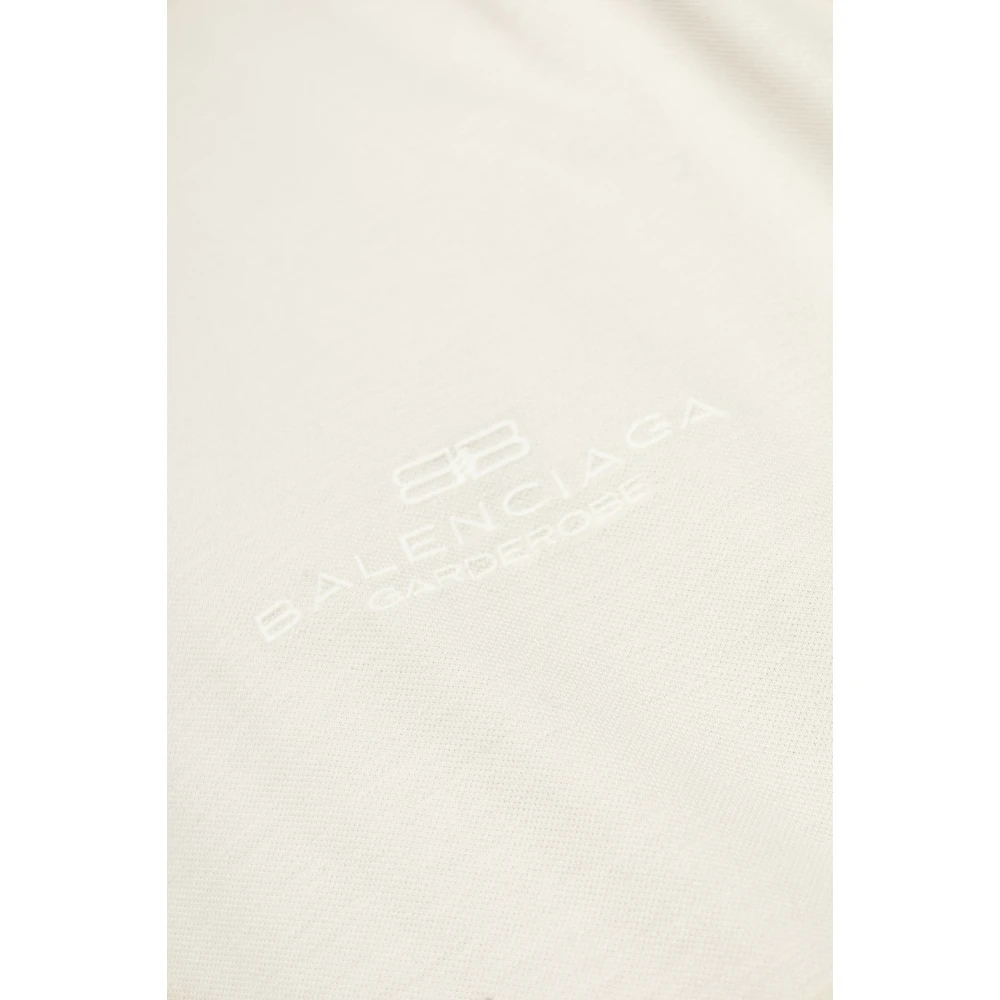 Balenciaga Polo met Logo Beige Heren