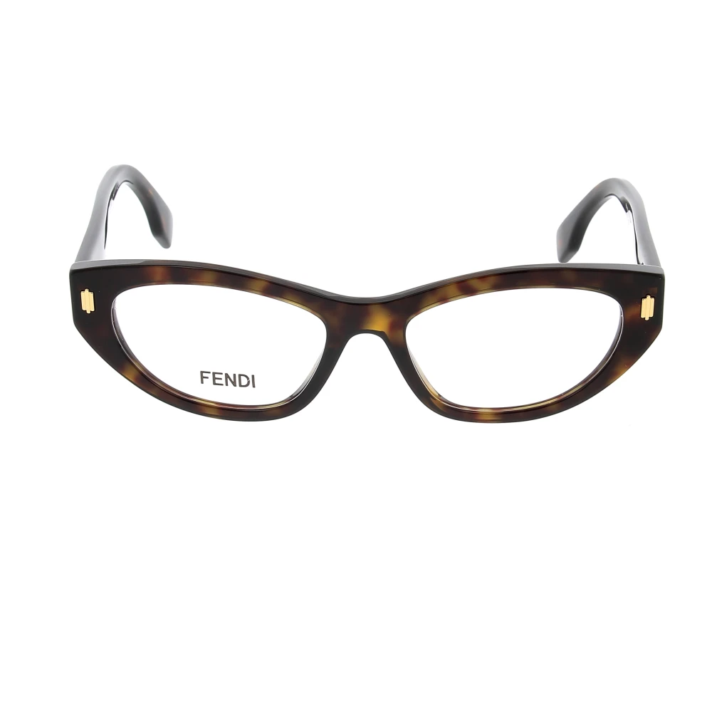 Fendi Stijlvolle zonnebril met uniek ontwerp Brown Unisex