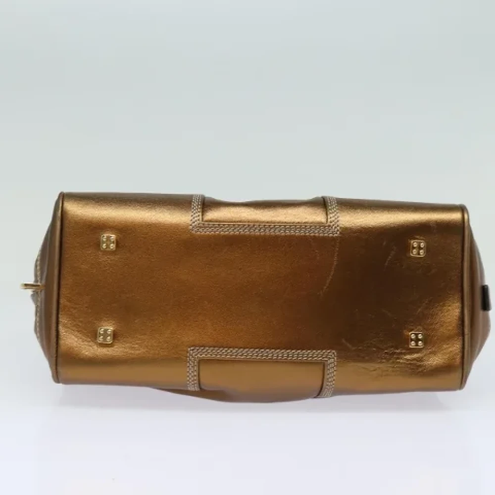 Loewe Pre-owned Leather handbags Yellow Dames