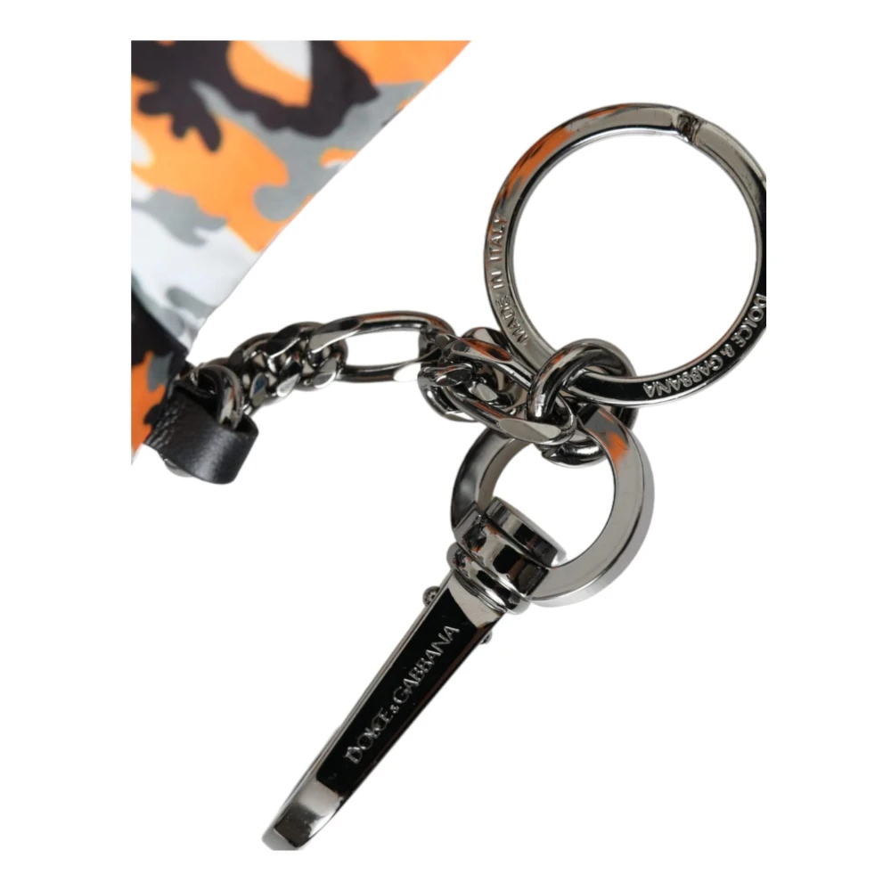 Dolce & Gabbana Camouflage Dieren Sleutelhanger Multicolor Heren
