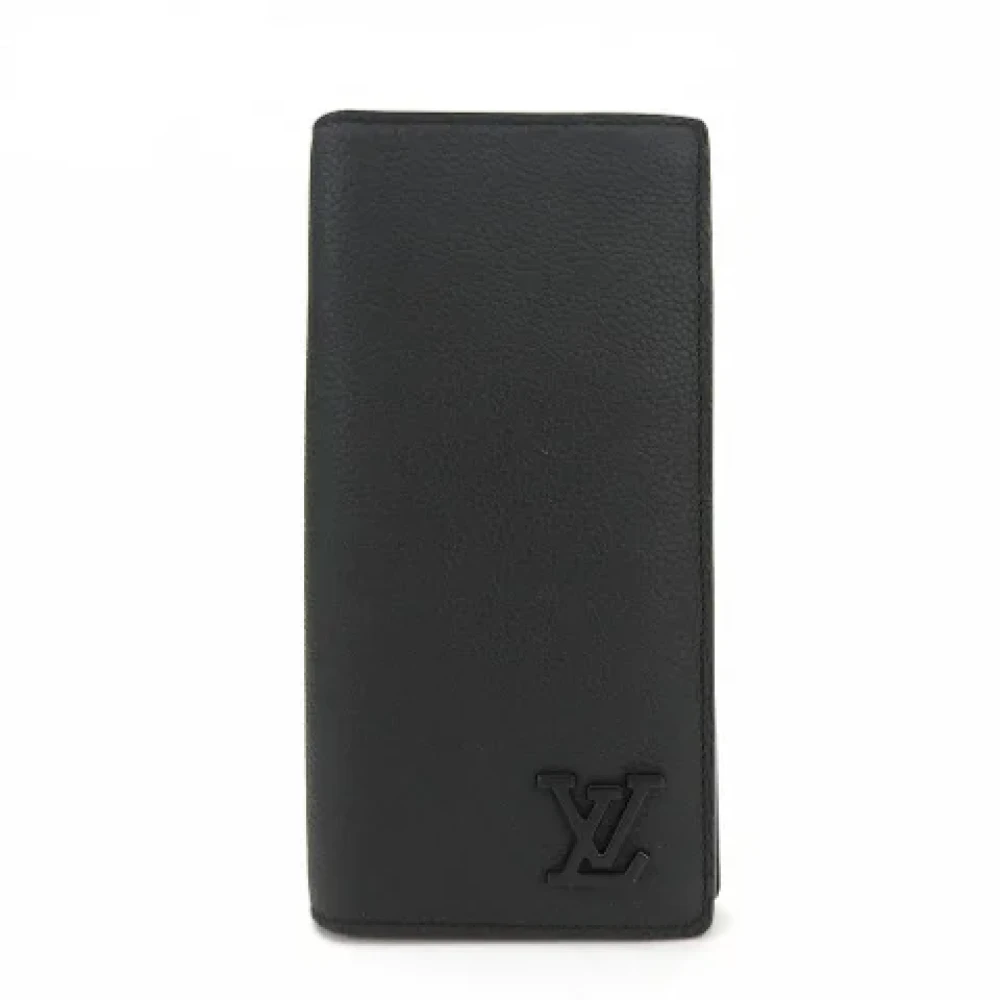 Louis Vuitton Vintage Pre-owned Leather wallets Black Heren