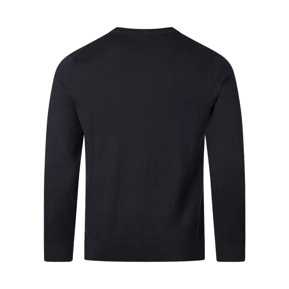 PS By Paul Smith Zebra Badge Gebreide Trui Black Heren