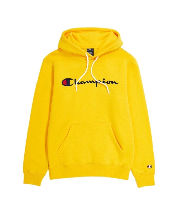 sweat-a-capuche-jaune-avec-logo-brode