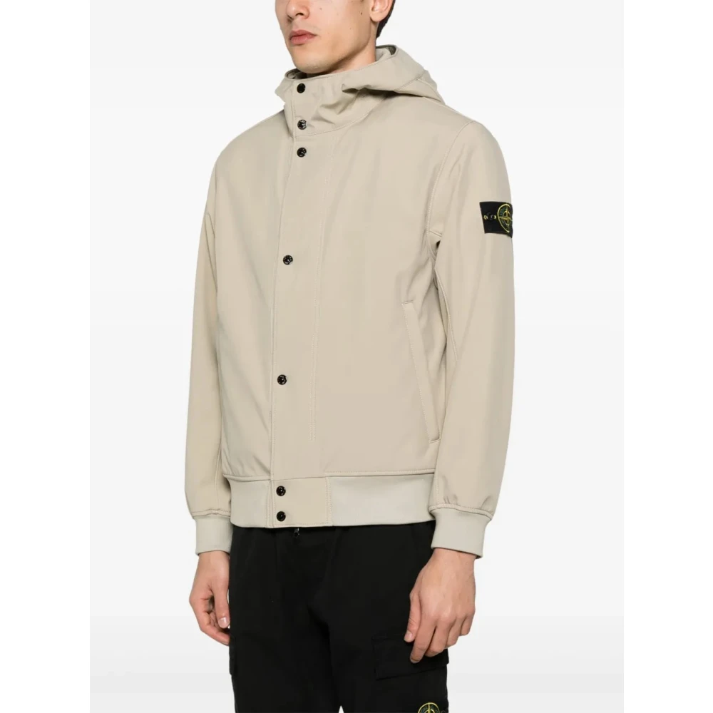Stone Island Beige Bomberjacks Beige Heren