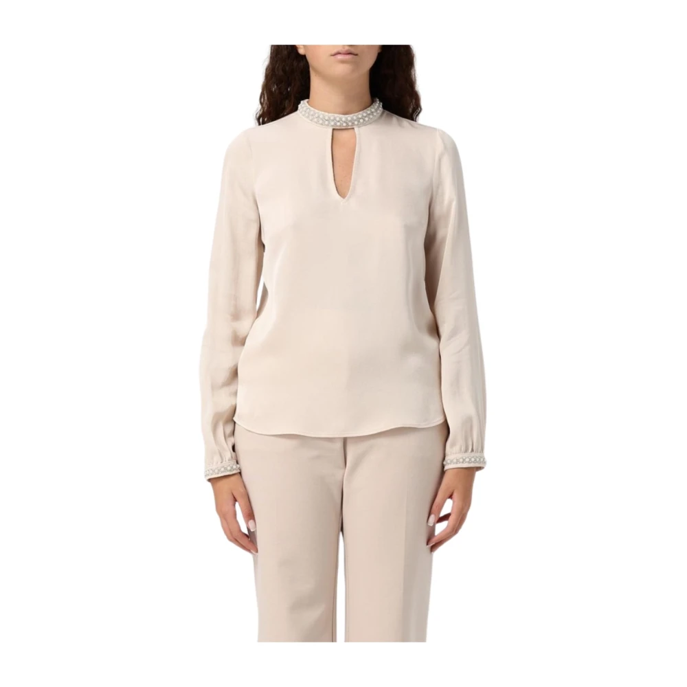 Twinset Elegante Blouse voor Vrouwen Beige Dames