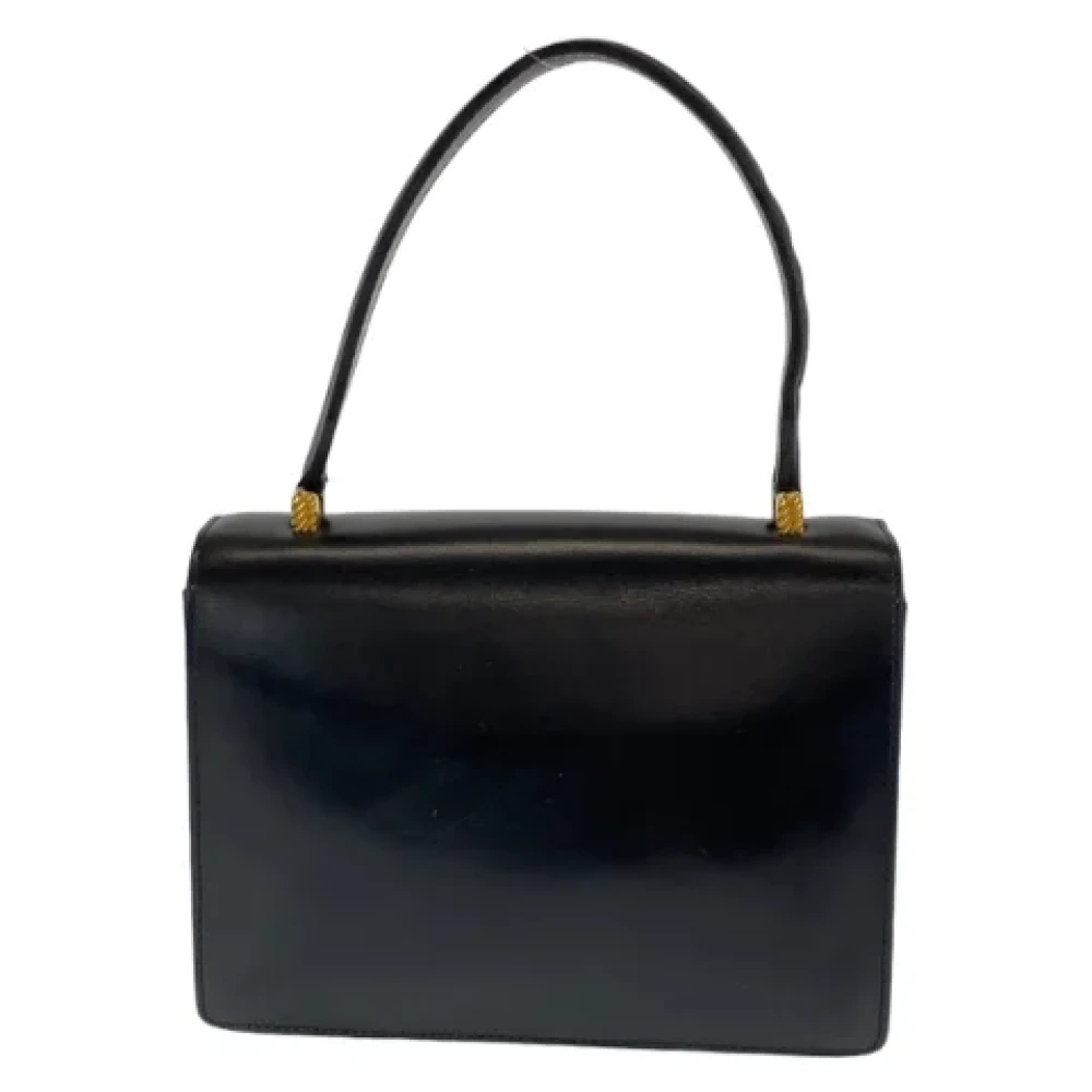 Gucci Vintage Pre-owned Leather handbags Black Dames
