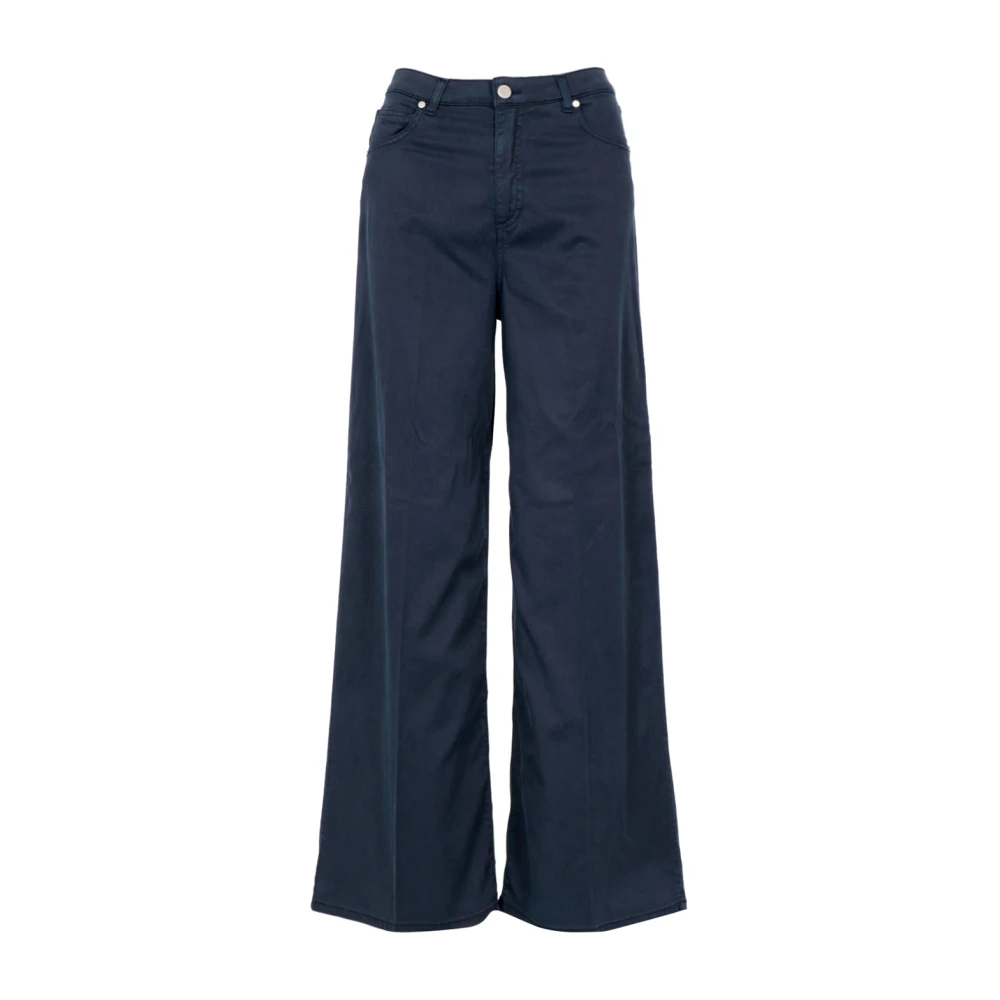 Cruna Donna Blu Pantaloni, M, New,