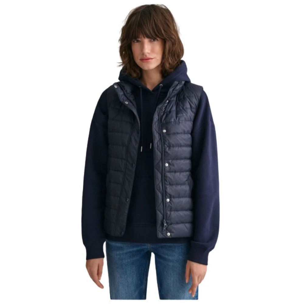 Gant - Jackets > Vests - Blue - Gant - Modalova