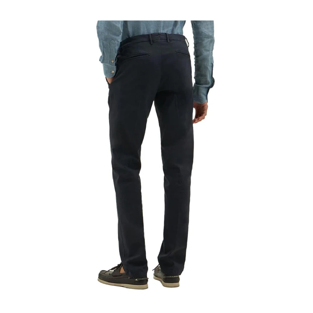 Boglioli Moderne Chino Broek Blue Heren