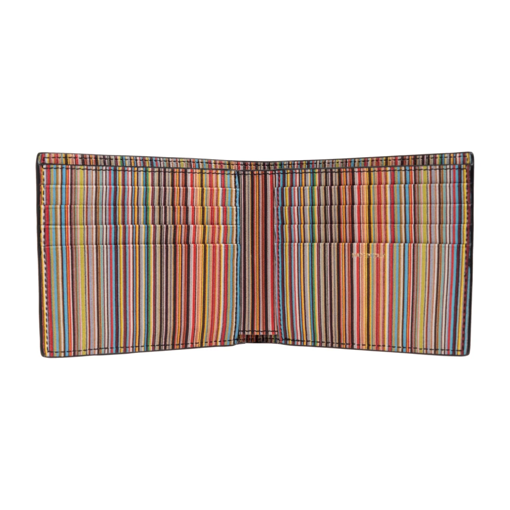 Paul Smith Opvouwbare portemonnee met logo Black Heren