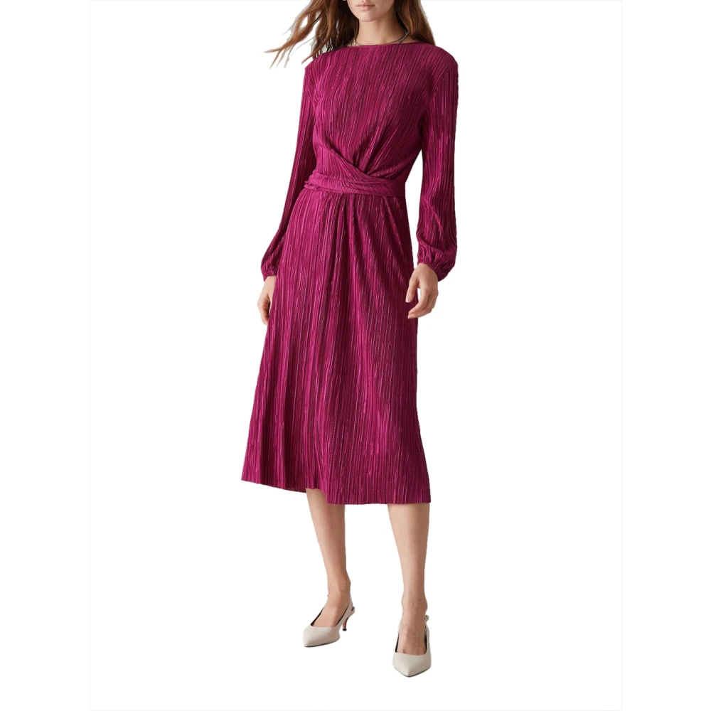 Marella Rode Longuette Jurk Zagara Pink Dames