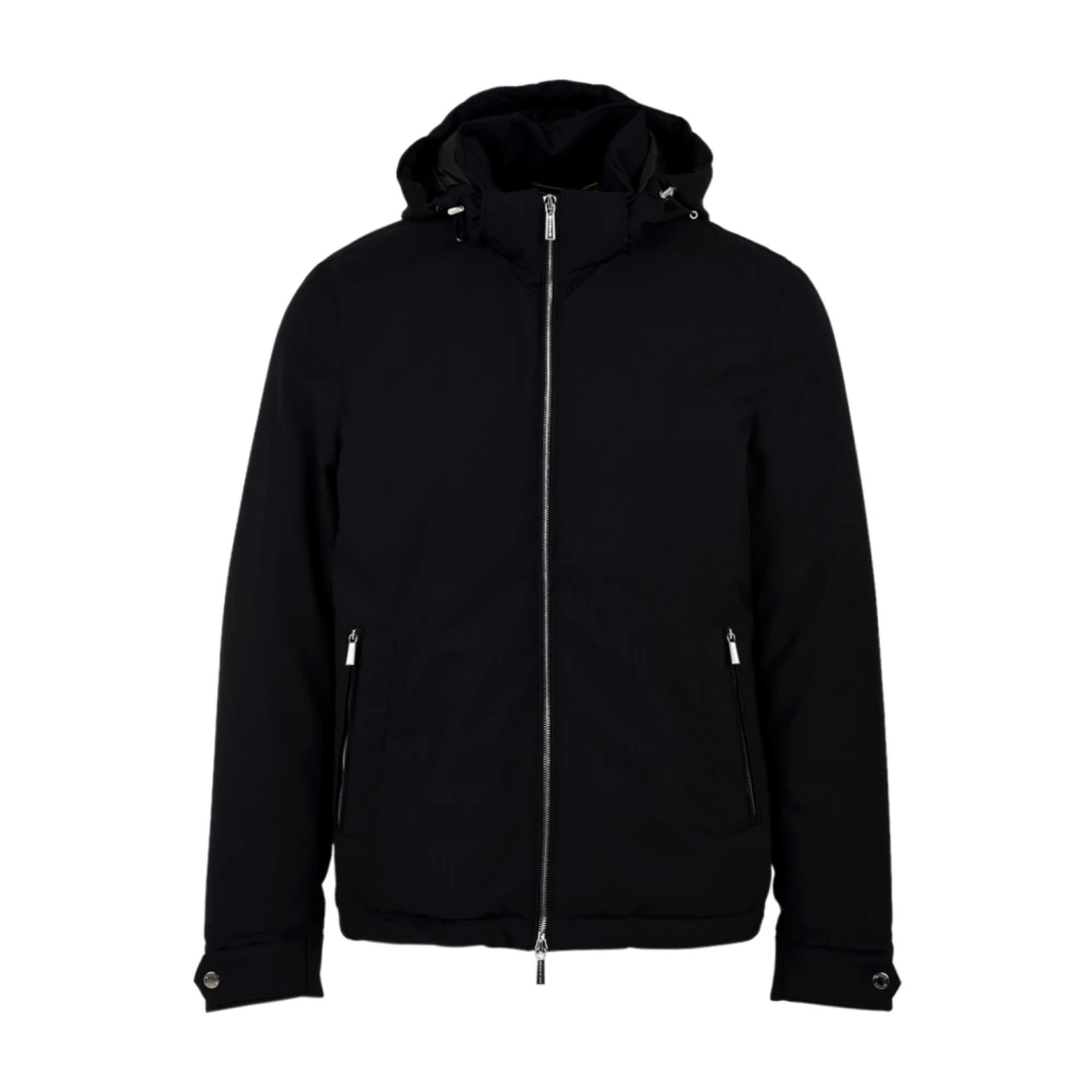 Moorer Mannelijk Blauw Jassen Heren, 2XL, Leer, Albini-Pum Jacket