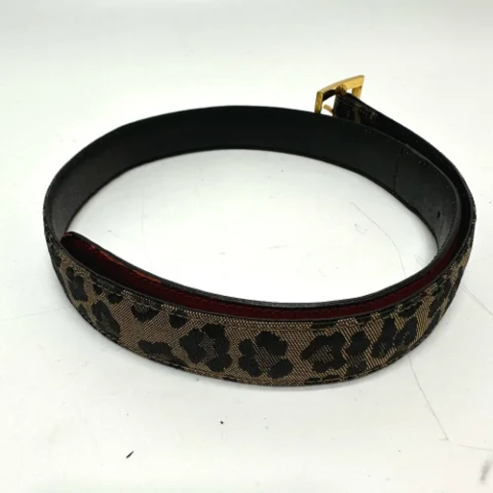 Fendi Vintage Pre-owned Fabric belts Brown Dames