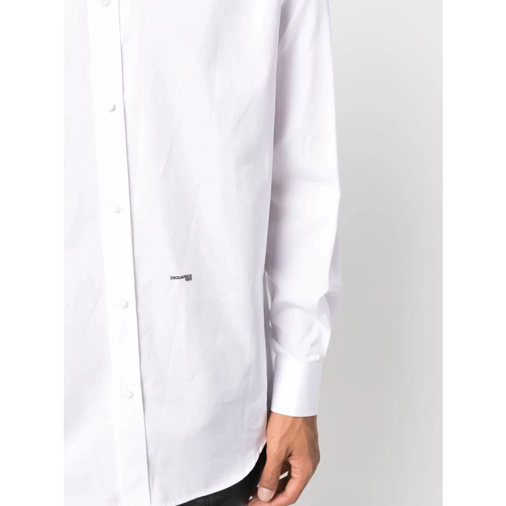 Dsquared2 Witte Shirt 100 White Heren