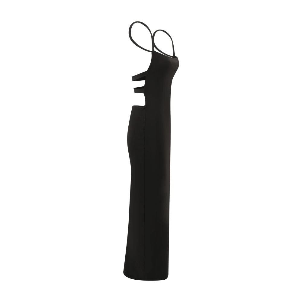 Philosophy di Lorenzo Serafini Zwarte Abito Jurk Black Dames
