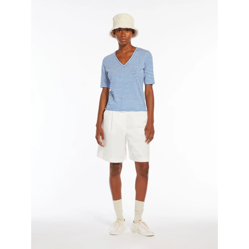 Max Mara Weekend T-Shirts Blue Dames
