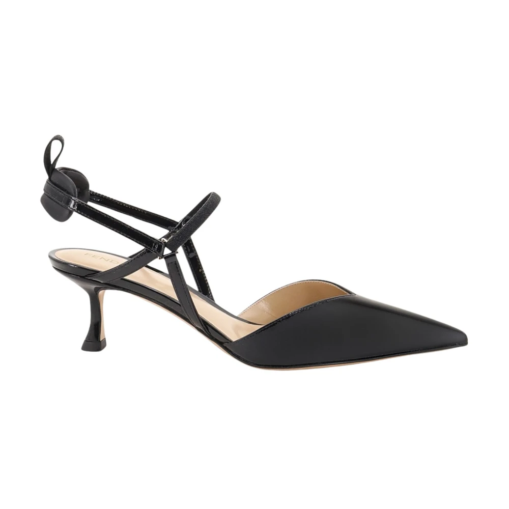 Fendi , Pumps, Female, Black, 3 Uk, With Heel Pump