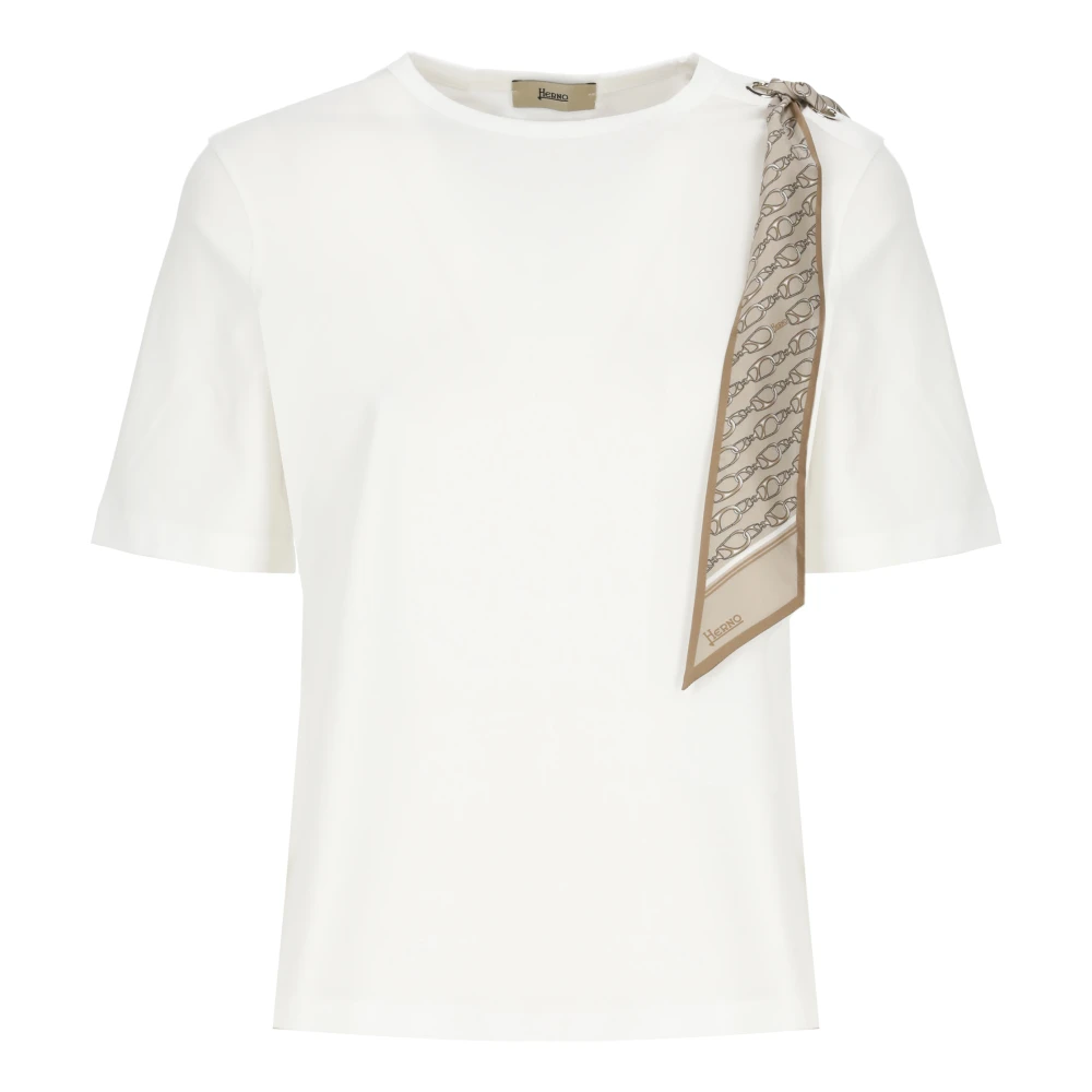 Herno - Tops > T-Shirts - White - Herno - Modalova
