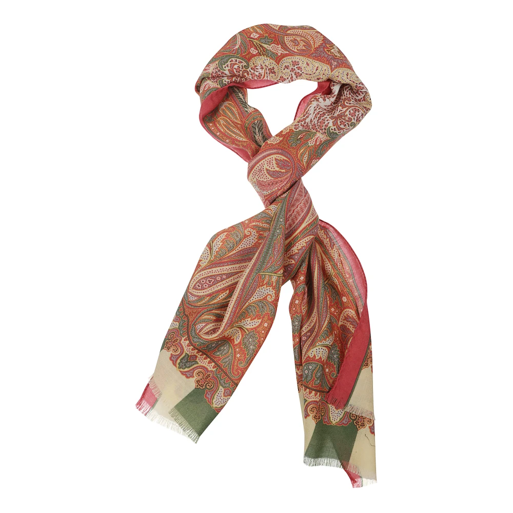 ETRO Zijden Bloemensjaal Multicolor Dames