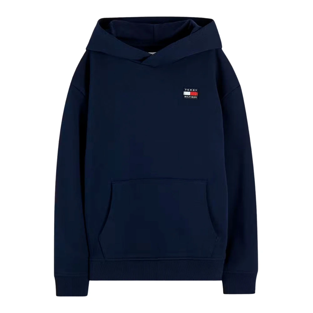 Tommy Hilfiger Kids Flag Heritage Hoodie, Navy, Size 5 Years - Image 2