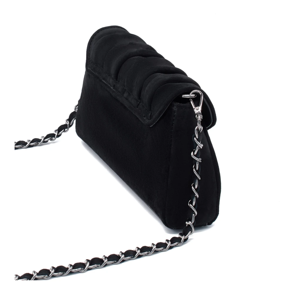 Alma en Pena Vierkante broche schoudertas Black Dames