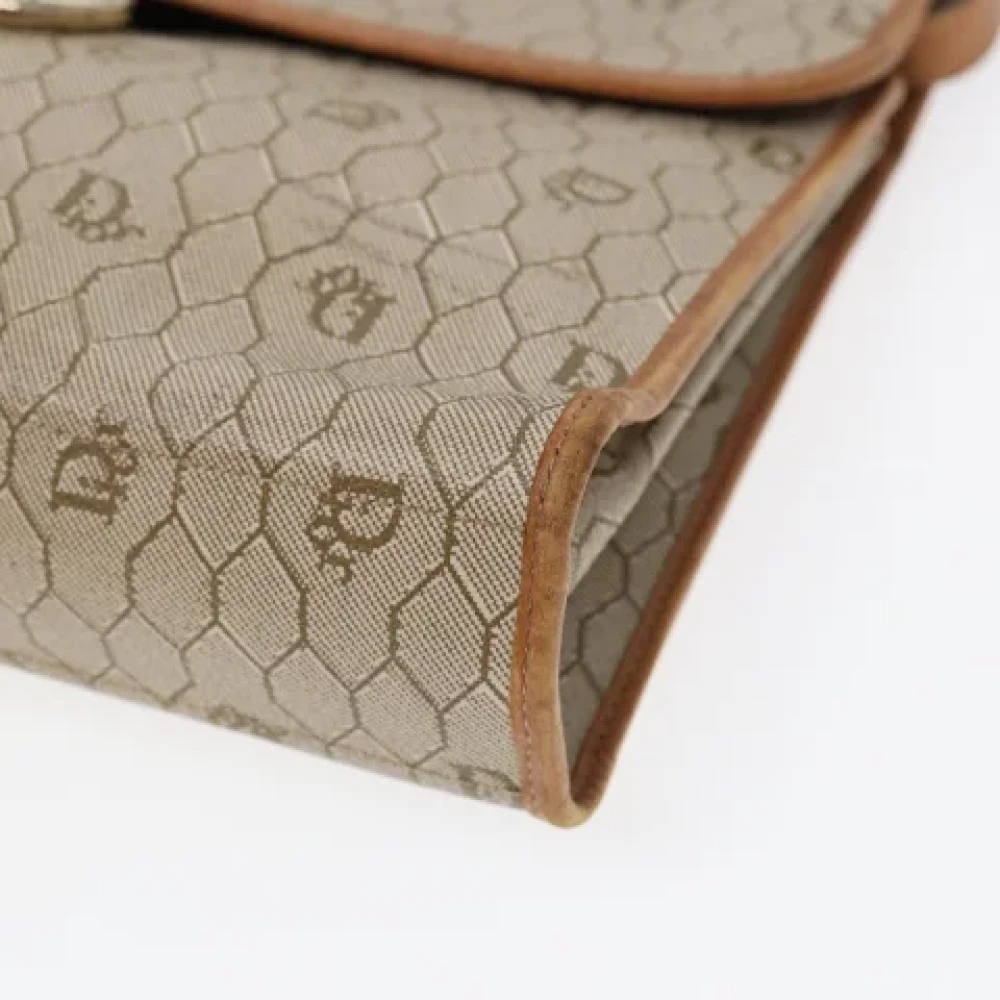 Dior Vintage Pre-owned Canvas dior-bags Beige Dames