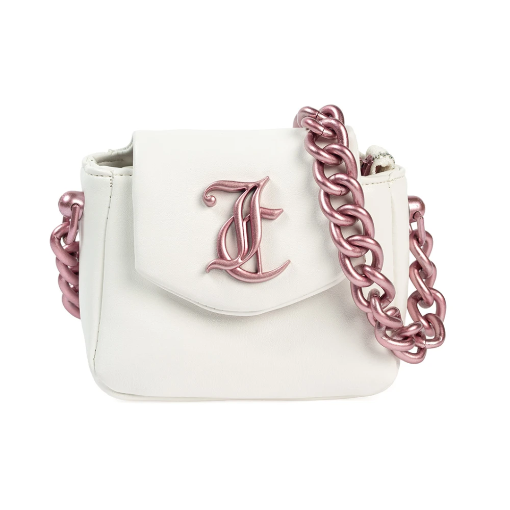 Juicy Couture Eco-Leren Mini Schoudertas White Dames