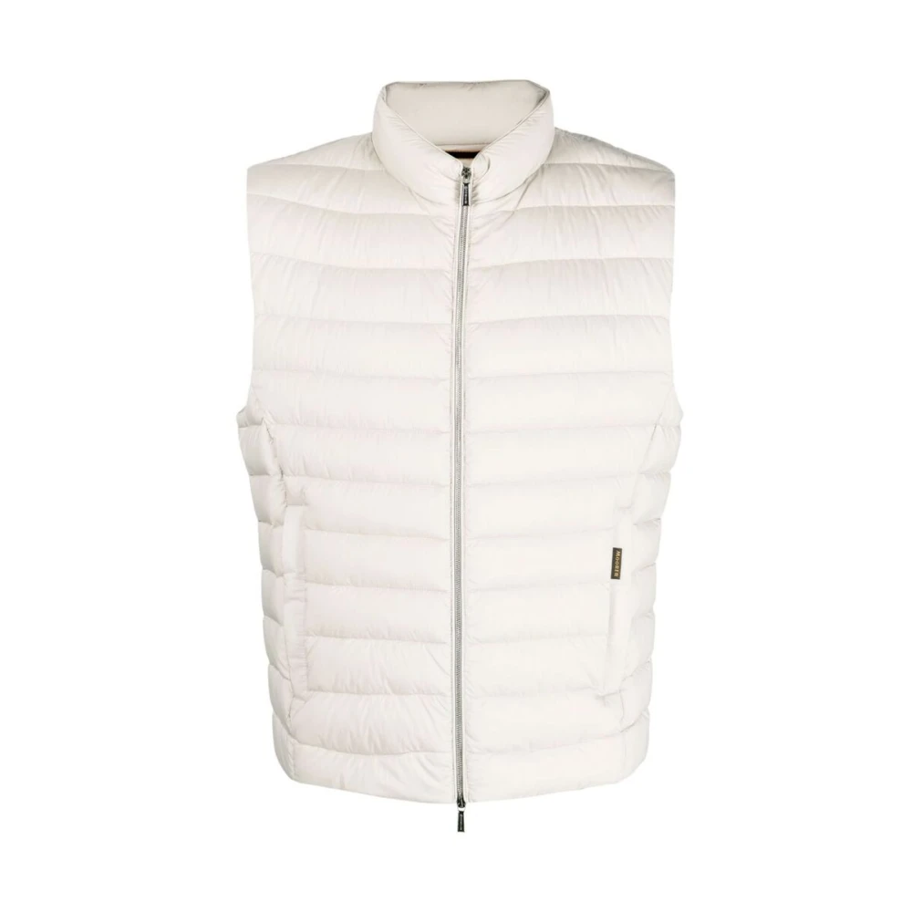 Moorer - Jackets > Vests - White - Moorer - Modalova