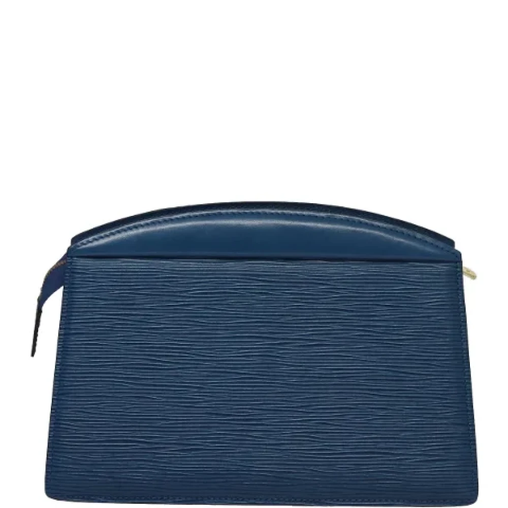 Louis Vuitton Vintage Pre-owned Leather pouches Blue Dames
