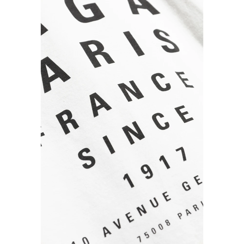 Balenciaga T-shirt met Logo White Heren