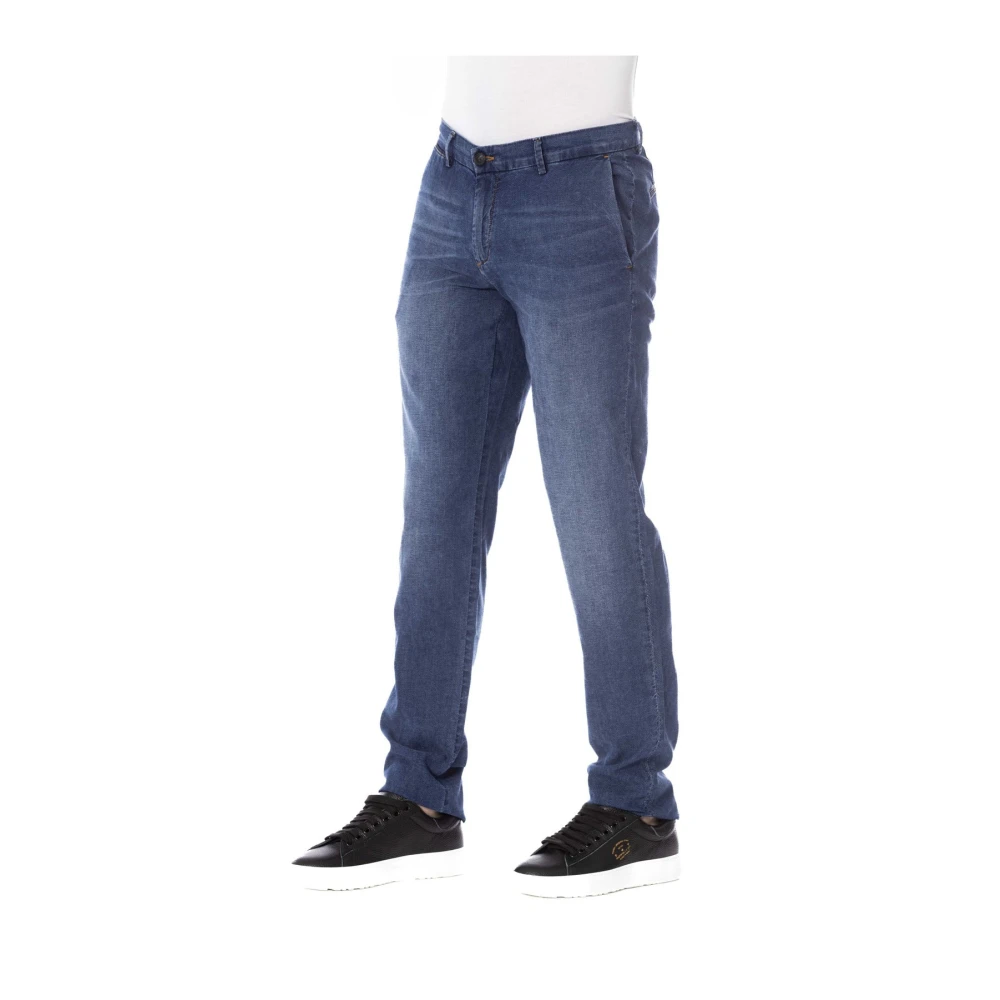 Trussardi Tijdloze Elegantie Jeans Blue Heren